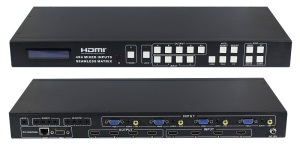 4 X4 Mixed Inputs Seamless HDMI Matrix Switcher